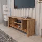 Njësi televizori Seref pakoworld në ngjyrë lisi 120x30x47cm