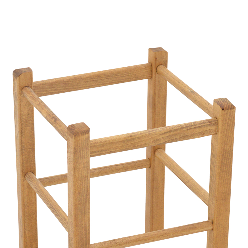 Stol kafeneje Oligor pakoworld dru ahu masiv me lustër arre 34x4x47cm