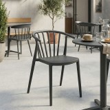 Fotel Zelma pakoworld pp në nuancë antraciti 55x53x73cm