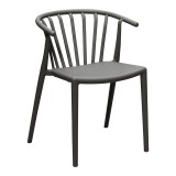 Fotel Zelma pakoworld pp në nuancë antraciti 55x53x73cm
