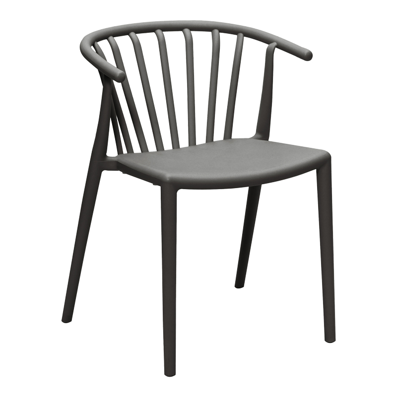 Fotel Zelma pakoworld pp në nuancë antraciti 55x53x73cm