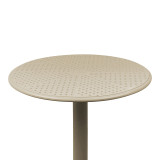 Tavolinë Merkon pakoworld e perforuar e bardhë PP D60x75cm