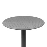 Tavolinë e perforuar Merkon pakoworld antracit PP D60x75cm