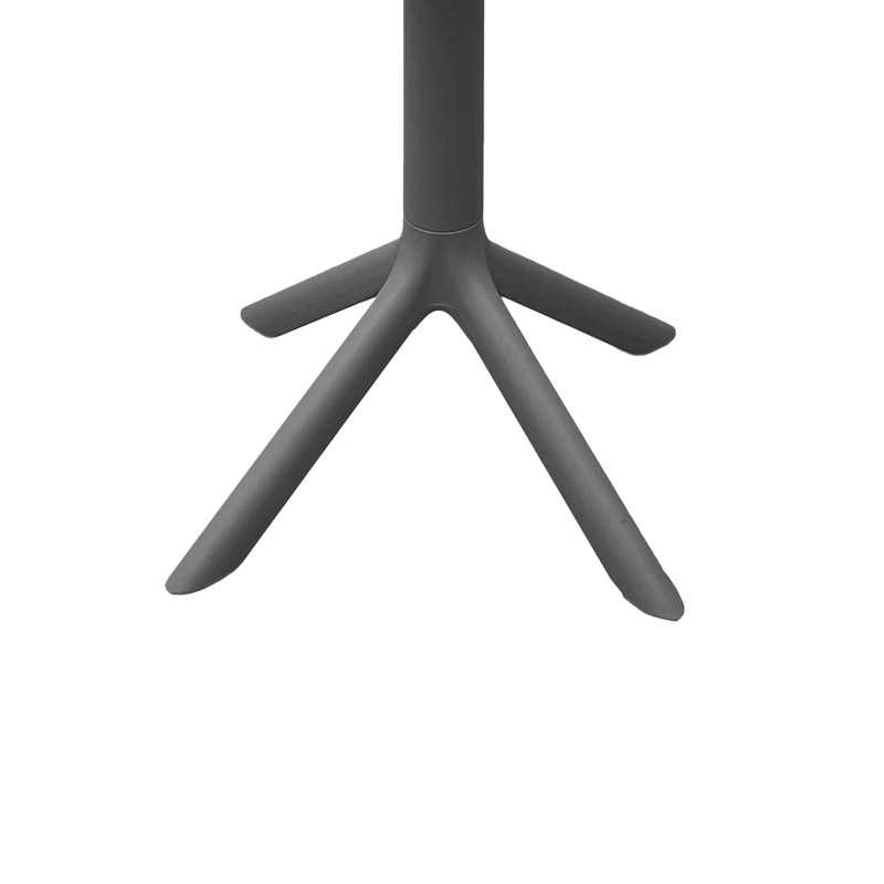 Tavolinë e perforuar Merkon pakoworld antracit PP D60x75cm