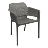 Fotel Oviez pakoworld pp në nuancë antraciti 59x58x79cm