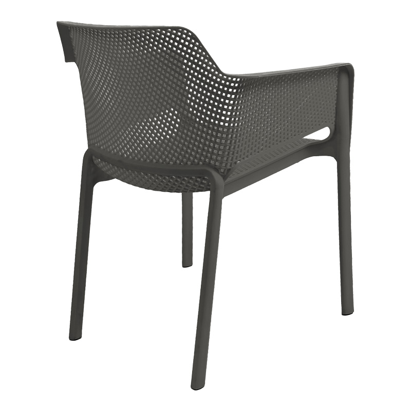 Fotel Oviez pakoworld pp në nuancë antraciti 59x58x79cm
