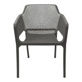 Fotel Oviez pakoworld pp në nuancë antraciti 59x58x79cm