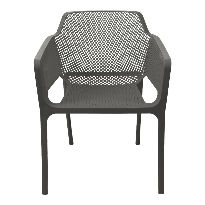Fotel Oviez pakoworld pp në nuancë antraciti 59x58x79cm