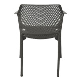 Fotel Oviez pakoworld pp në nuancë antraciti 59x58x79cm