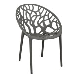 Fotel Daren pakoworld pp në nuancë antracit 59x60x79.5cm
