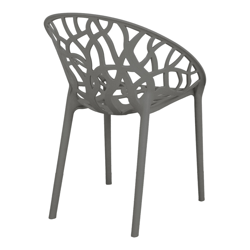 Fotel Daren pakoworld pp në nuancë antracit 59x60x79.5cm
