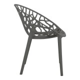 Fotel Daren pakoworld pp në nuancë antracit 59x60x79.5cm