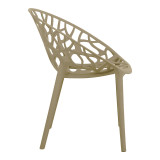 Fotel Daren pakoworld pp në nuancë kapuçino 59x60x79.5cm