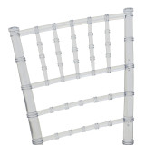 Karrige Tiffany pakoworld me jastëk pc transparent 38x38.5x88cm