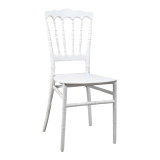 Karrige Napoleon pakoworld pp e bardhë 38.5x46.5x89cm