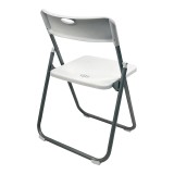 Karrige palosëse Edison pakoworld e bardhë 38x49x73cm