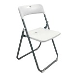 Karrige palosëse Edison pakoworld e bardhë 38x49x73cm