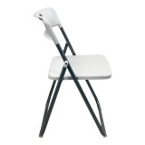 Karrige palosëse Edison pakoworld e bardhë 38x49x73cm