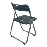 Karrige palosëse Edison pakoworld e zezë 38x49x73cm