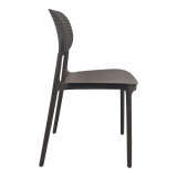 Karrige e palosshme Regande pakoworld pp kafe 42x49.5x82cm