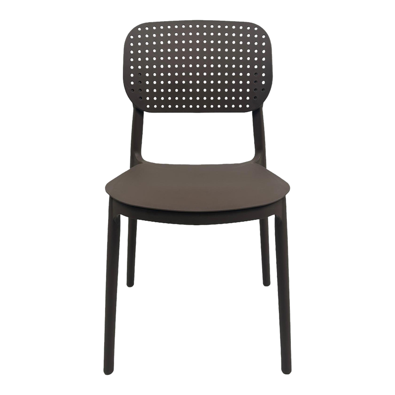 Karrige e palosshme Regande pakoworld pp kafe 42x49.5x82cm
