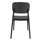 Karrige e palosshme Regande pakoworld pp kafe 42x49.5x82cm