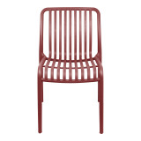 Karrige Zoi pakoworld e palosshme e kuqe burgundy PP 49x58x80cm