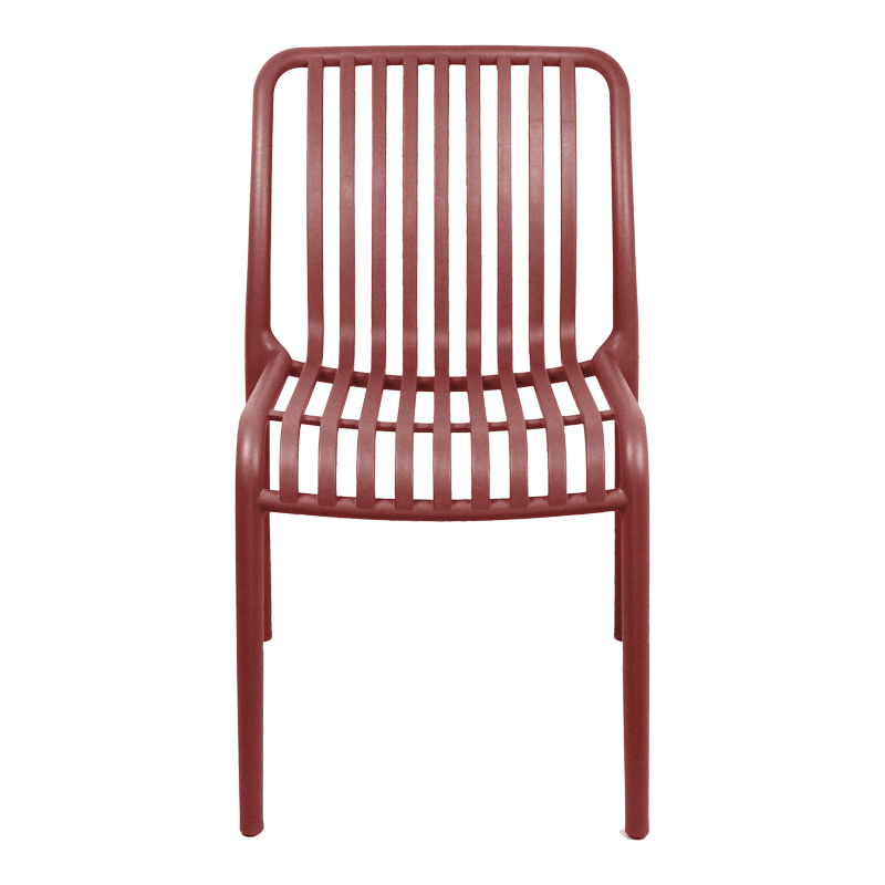 Karrige Zoi pakoworld e palosshme e kuqe burgundy PP 49x58x80cm