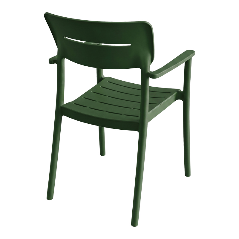 Fotel Pilma pakoworld jeshile e errët PP 57x54x82cm