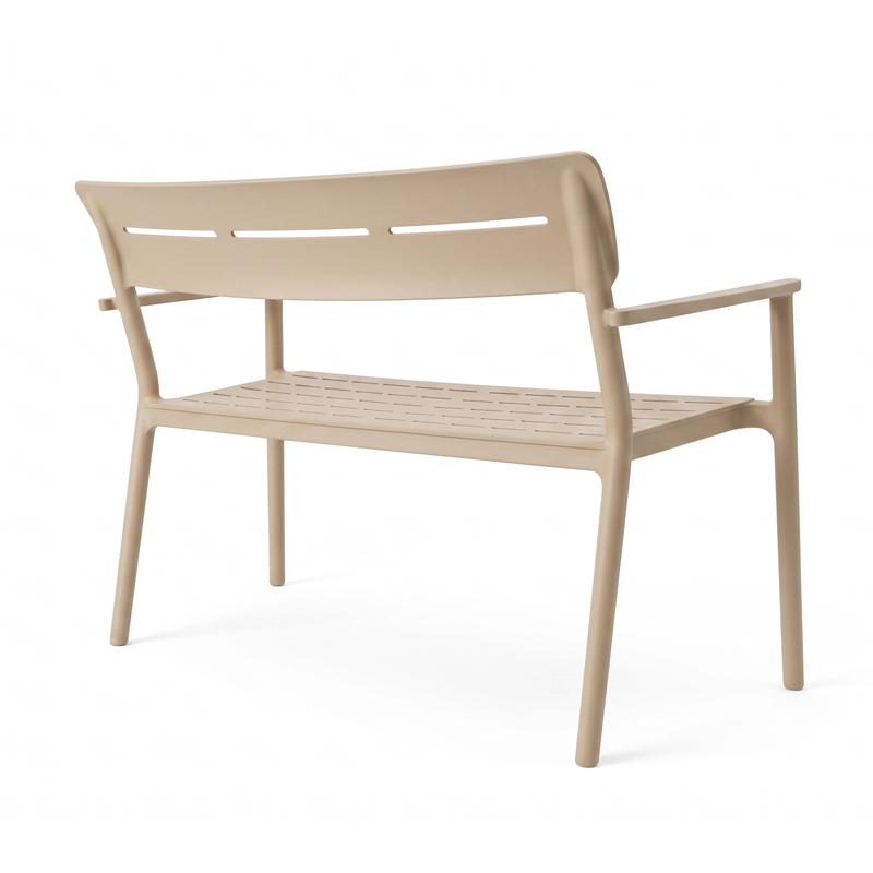 Stol dysh Cadrin pakoworld PP kapuçino 117x60x83cm