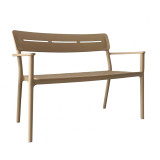 Stol dysh Cadrin pakoworld PP kapuçino 117x60x83cm