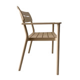 Stol dysh Cadrin pakoworld PP kapuçino 117x60x83cm