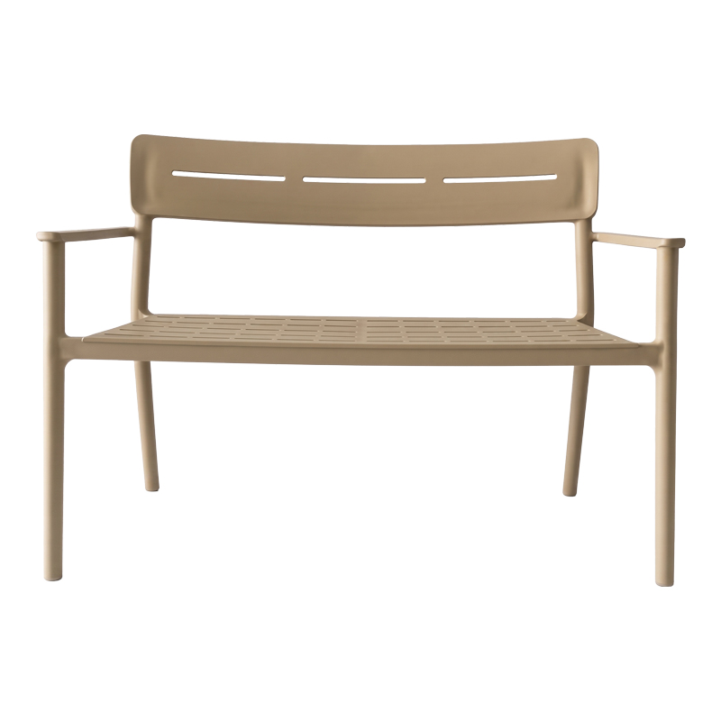 Stol dysh Cadrin pakoworld PP kapuçino 117x60x83cm