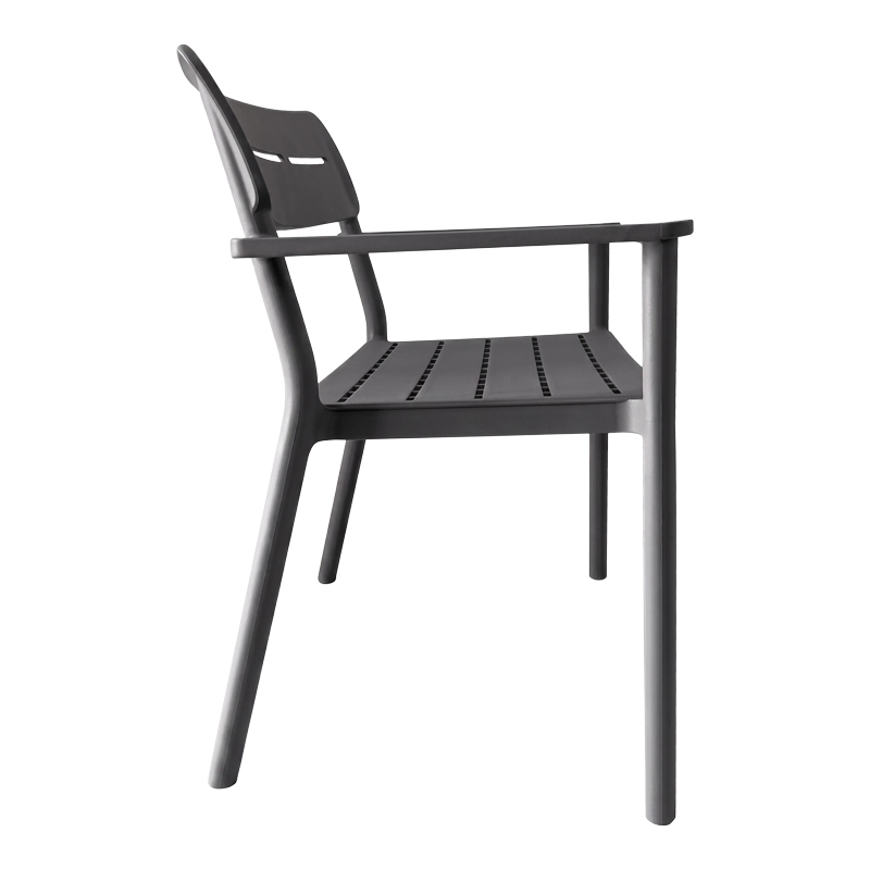 Stol dysh Cadrin pakoworld PP antracit 117x60x83cm