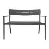 Stol dysh Cadrin pakoworld PP antracit 117x60x83cm