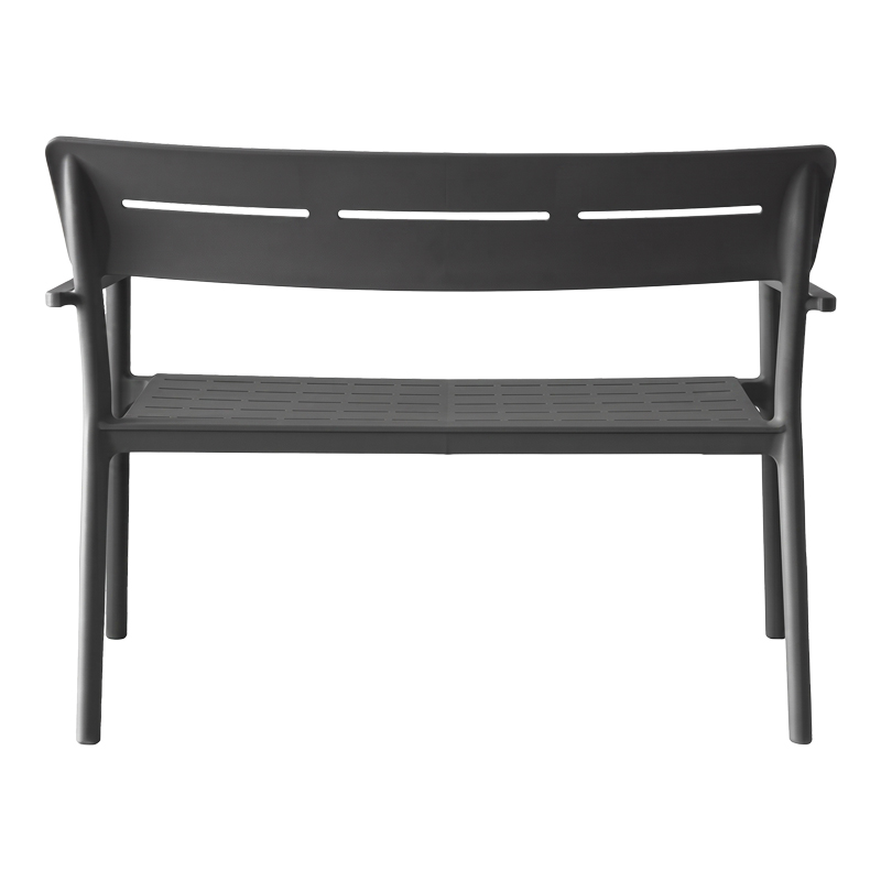 Stol dysh Cadrin pakoworld PP antracit 117x60x83cm