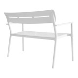Stol dyvendësh Cadrin pakoworld PP i bardhë 117x60x83cm