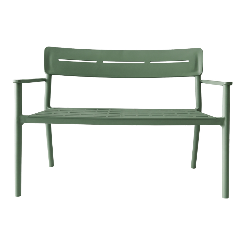 Stol dysh Cadrin pakoworld PP jeshile e errët 117x60x83cm