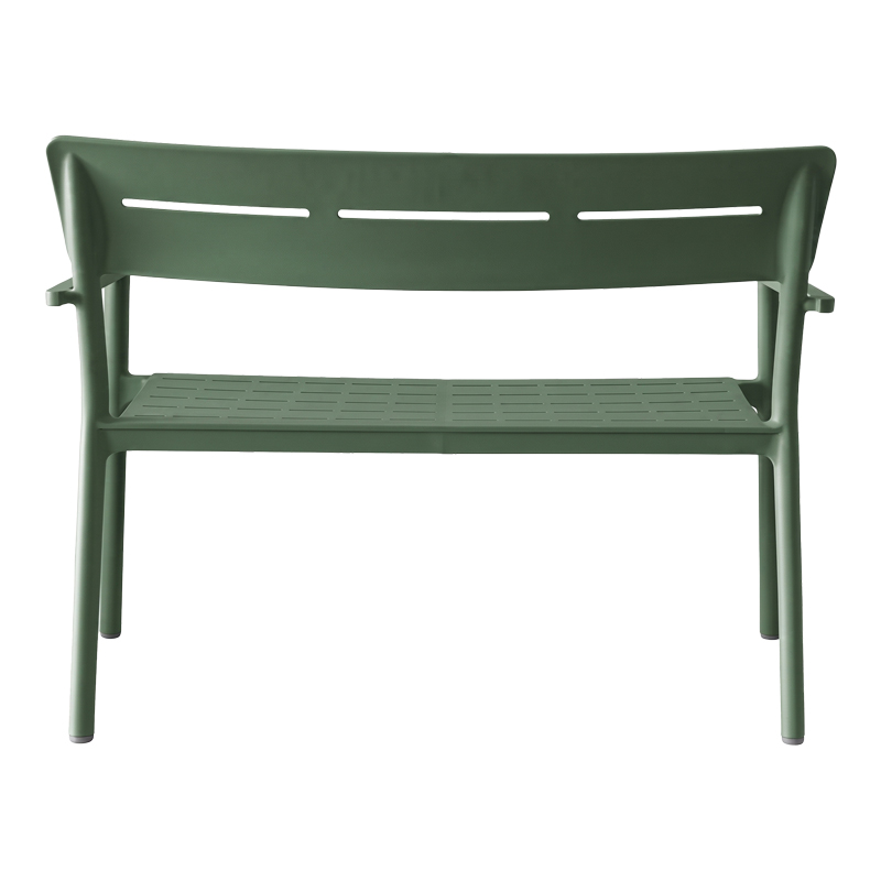 Stol dysh Cadrin pakoworld PP jeshile e errët 117x60x83cm