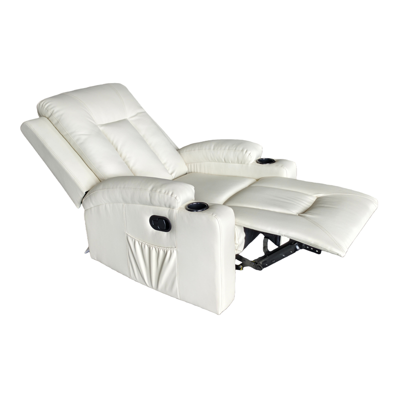 Fotel relaksi Gessel pakoworld PU në nuancë krem 80x90x98cm
