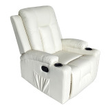 Fotel relaksi Gessel pakoworld PU në nuancë krem 80x90x98cm