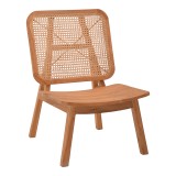 Fotel Viborg pakoworld dru tik natyral-rattan natyral 60x75x87cm