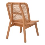 Fotel Viborg pakoworld dru tik natyral-rattan natyral 60x75x87cm