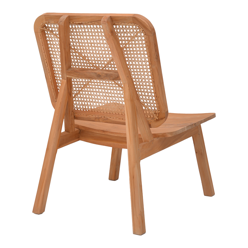 Fotel Viborg pakoworld dru tik natyral-rattan natyral 60x75x87cm