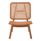 Fotel Viborg pakoworld dru tik natyral-rattan natyral 60x75x87cm
