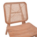 Fotel Viborg pakoworld dru tik natyral-rattan natyral 60x75x87cm