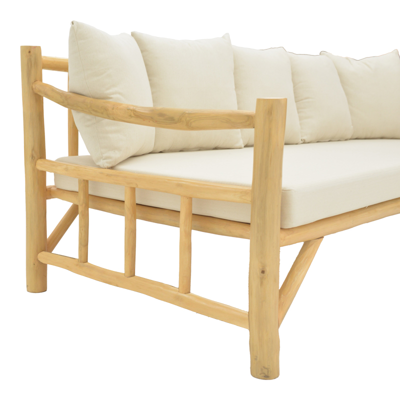 Divan Roziana pakoworld dru druri natyral tik 210x100x80cm