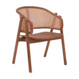 Fotel Anlene pakoworld dru tik natyral rattan natyral 62x54x82cm