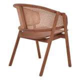 Fotel Anlene pakoworld dru tik natyral rattan natyral 62x54x82cm
