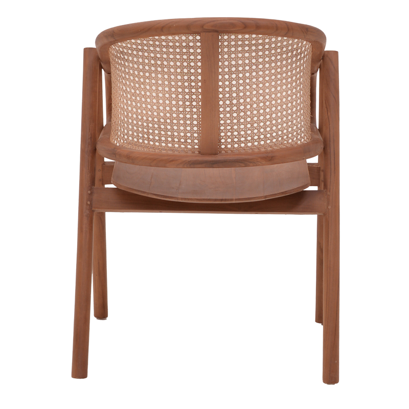 Fotel Anlene pakoworld dru tik natyral rattan natyral 62x54x82cm